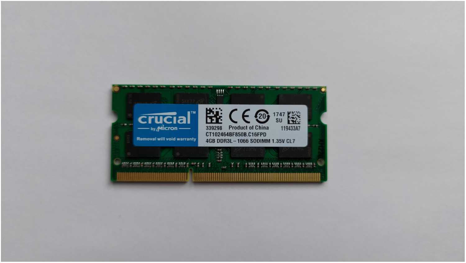 Crucial DDR3 SO-DIMM