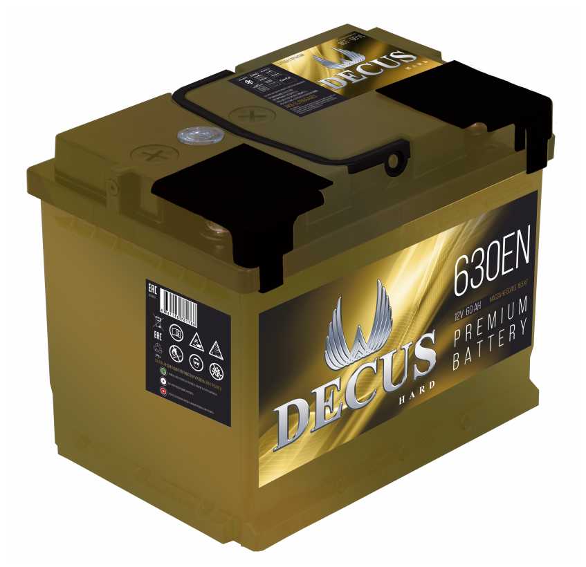 DECUS Золото 60 Ач обратная полярность