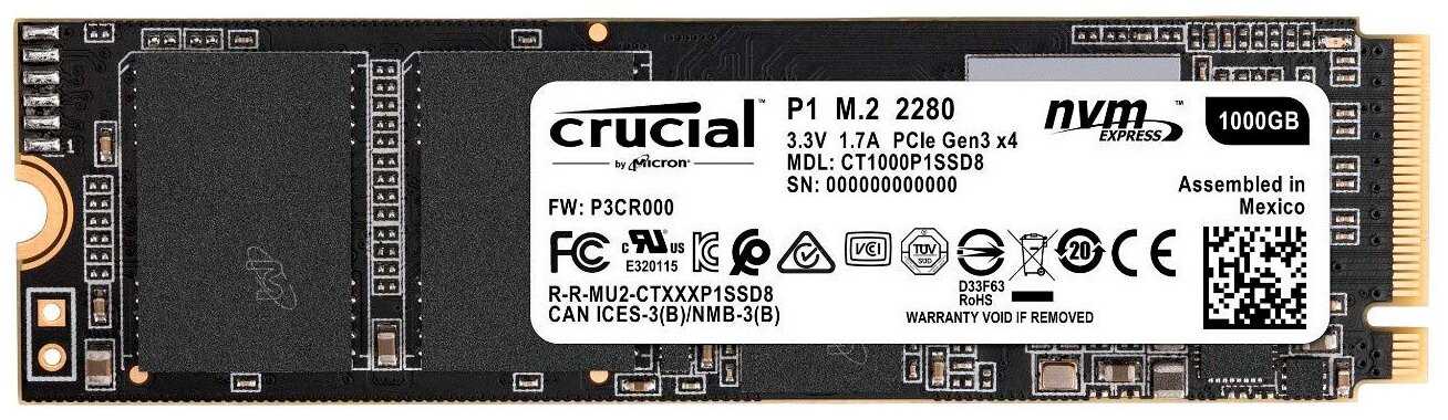 Crucial P1 (CT1000P1SSD8)