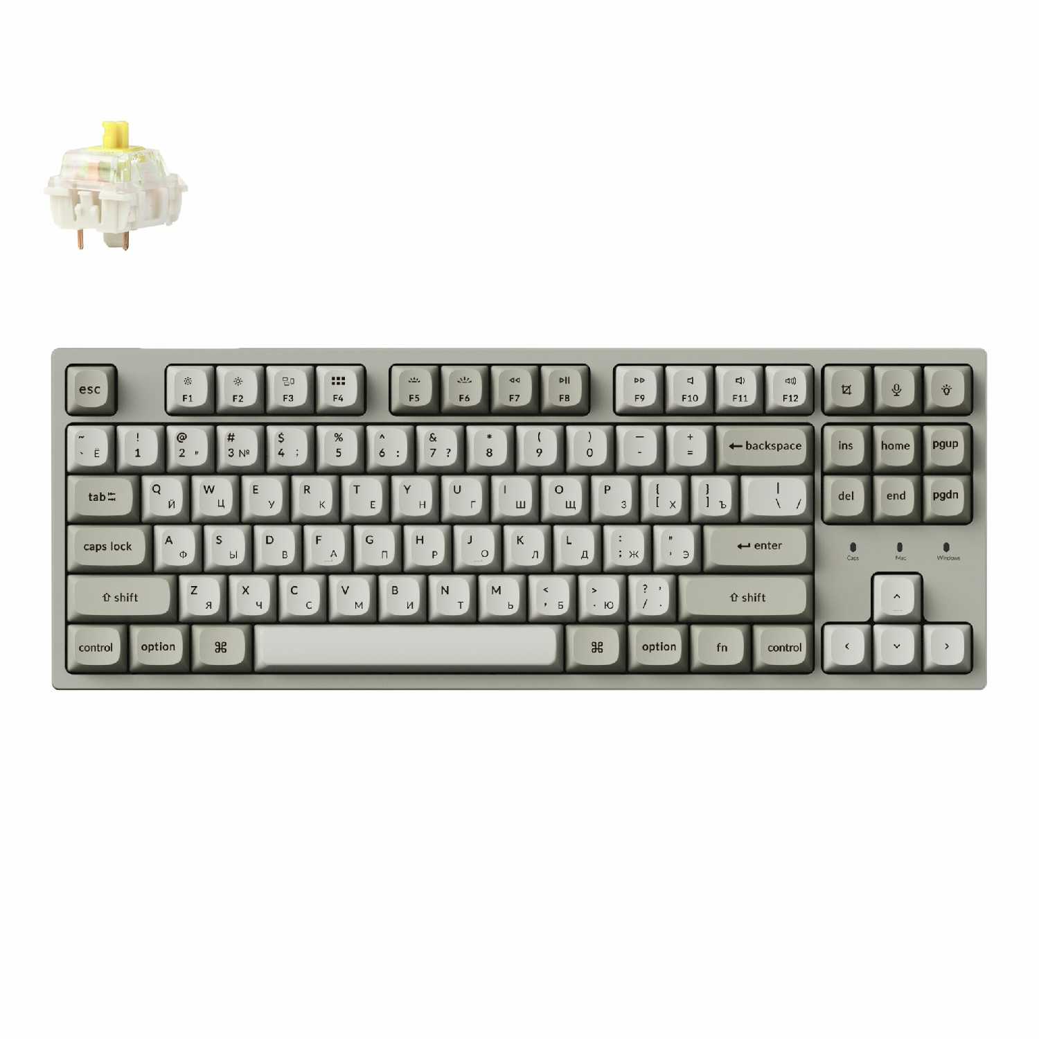 Keychron C1 Pro 8K [80%] [проводная] [Super Brown]
