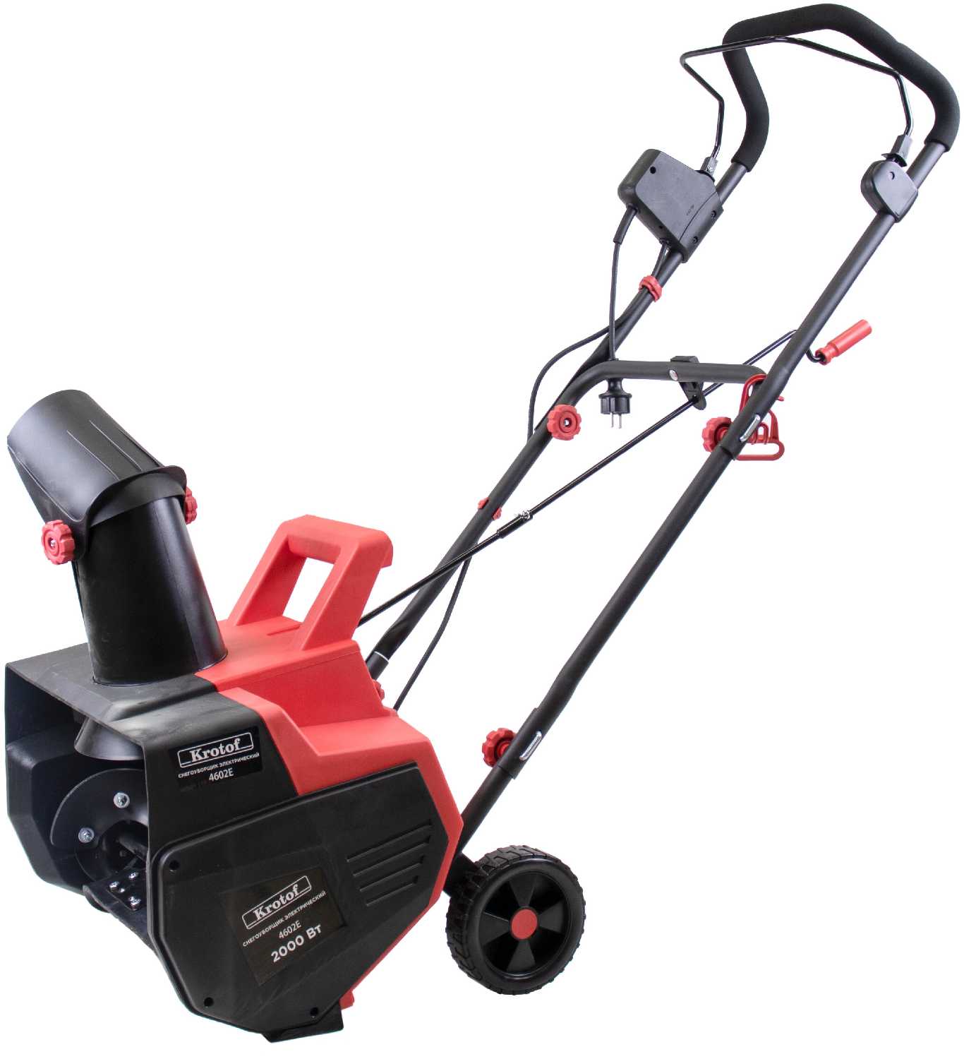 Krotof 4602E 2000 Вт, прорезиненный шнек