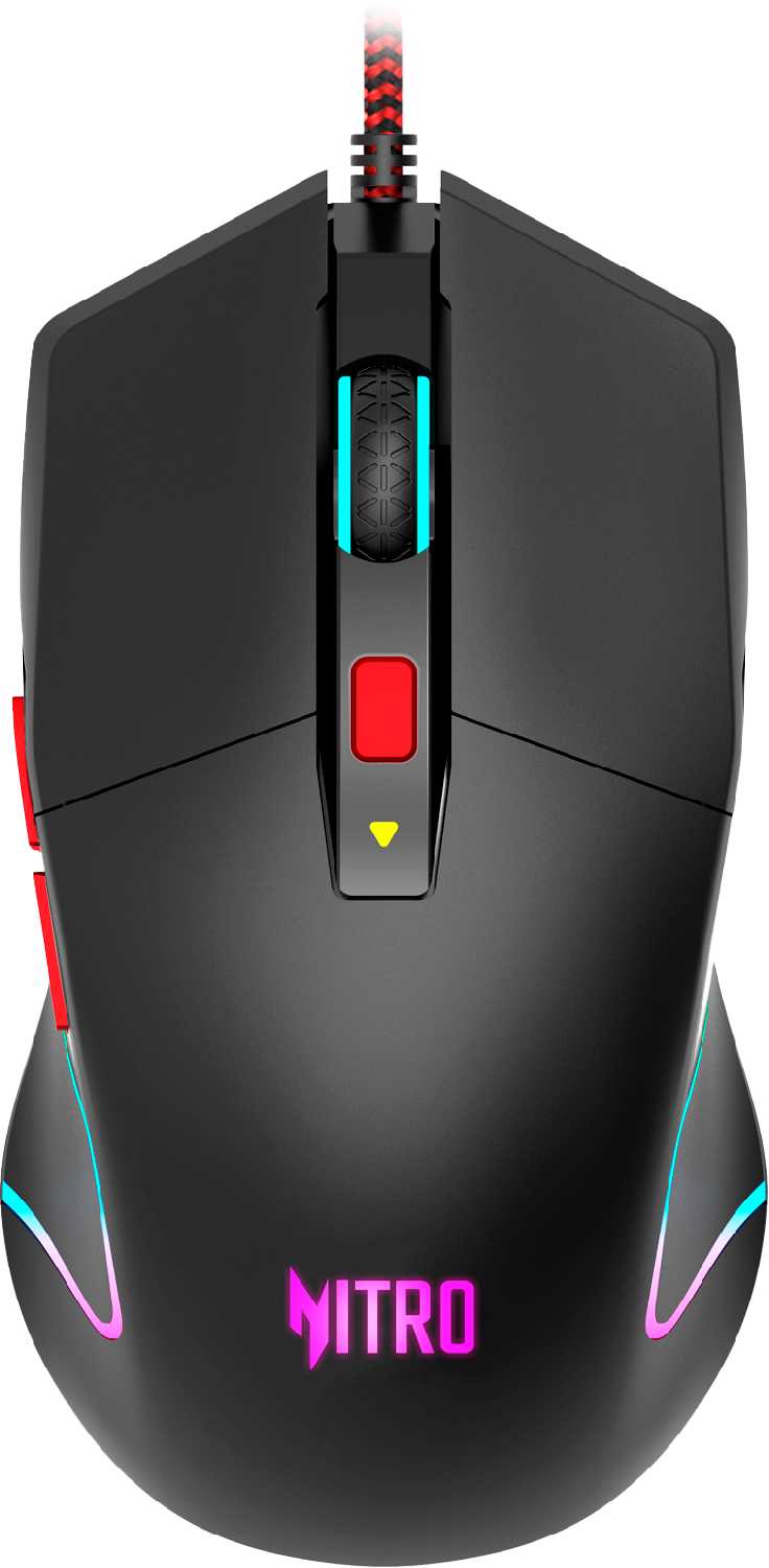 Acer Nitro OMW301 черный (7200dpi) USB (6 кнопок)