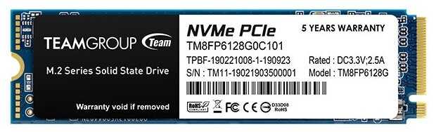 Team Group 128 ГБ M.2 TM8FP6128G0C101