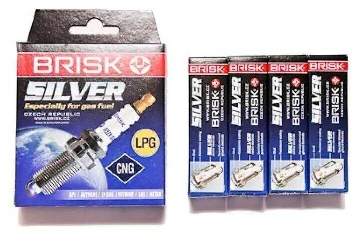BRISK SILVER" (0.9) DR17YS-9, к-т 4 шт,