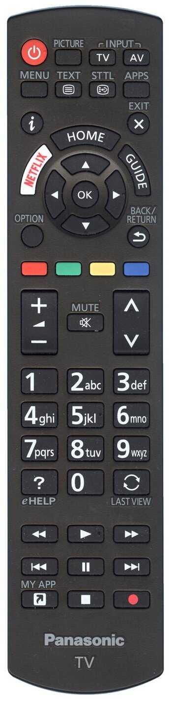 Panasonic Пульт N2QAYB001180 (N2QAYB001211) для телевизоров Panasonic