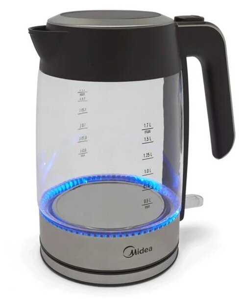 Midea Электрочайник с подсветкой Midea \ чёрный