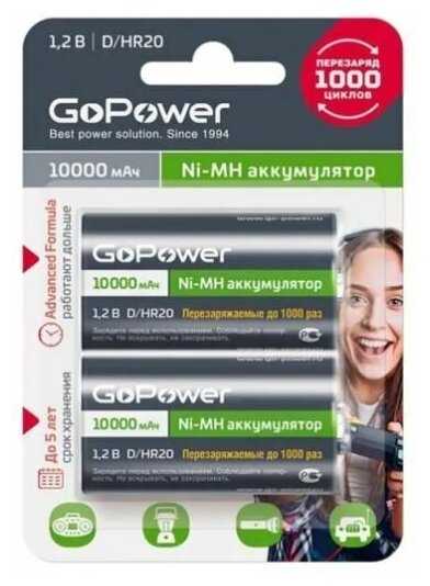 GoPower HR20 D BL2 (10000mAh)