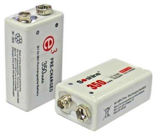 Soshine Ni-MH 350 mAh, 2 шт