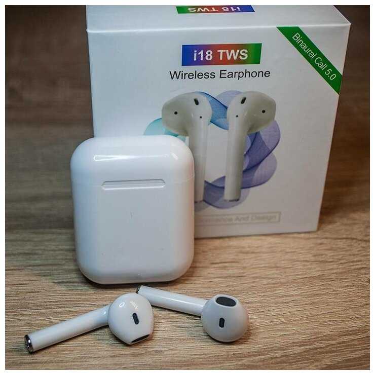 TWS I18 Гарнитура Bluetooth с микрофоном для смартфона