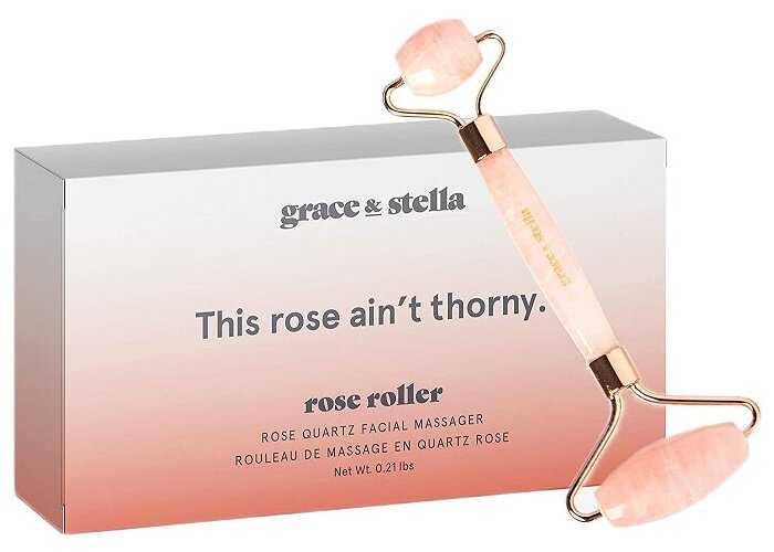 Grace & Stella Rose Quartz Facial Roller