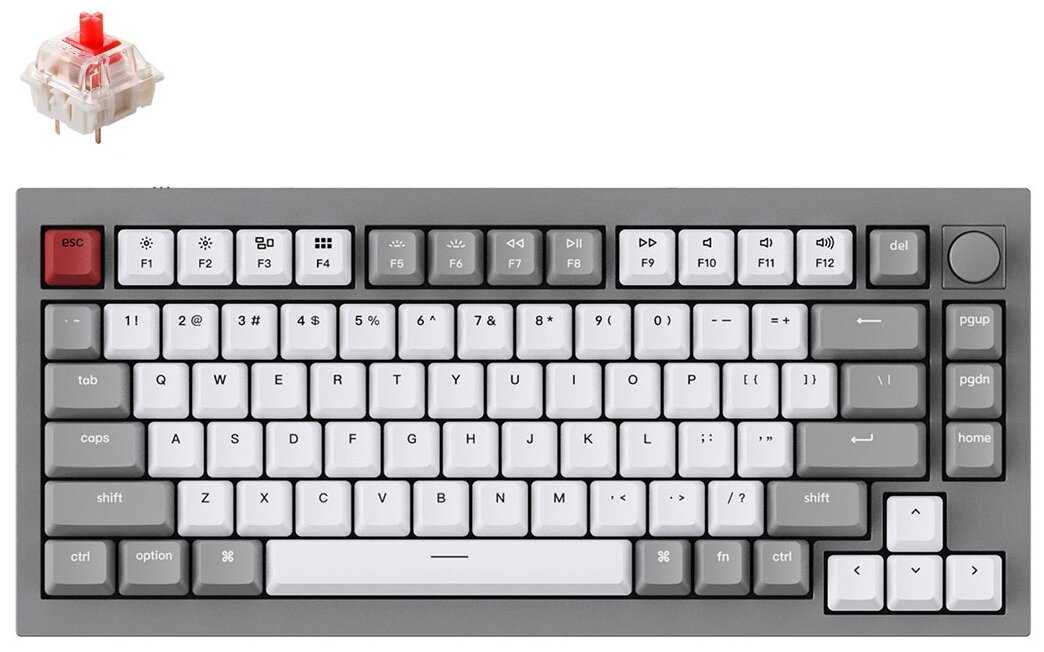Keychron Q1, Knob ANSI