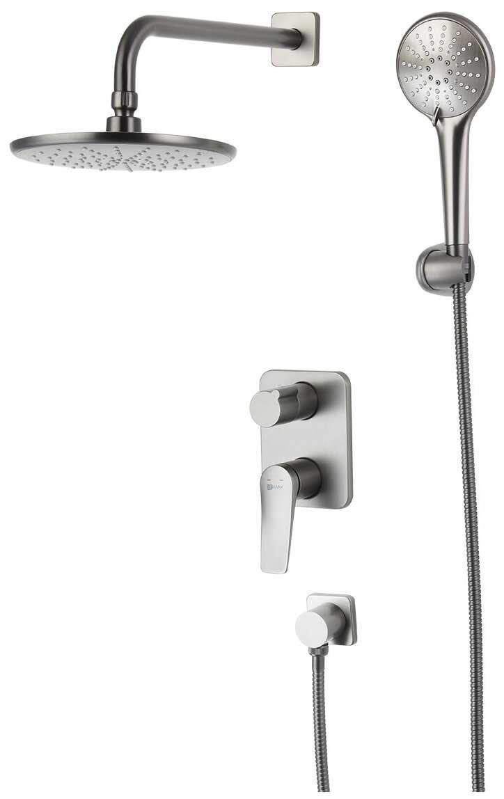 Lemark Bronx LM3729GM для ванны и душа, встраиваемый