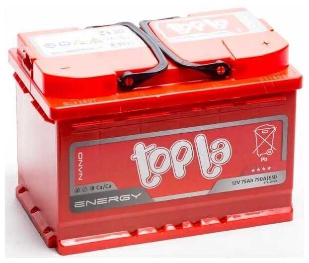 Topla Energy 75 Ач обратная полярность