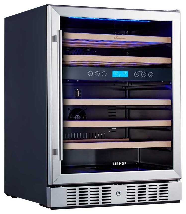 Libelen Встраиваемый винный шкаф Libhof CTD-46 silver