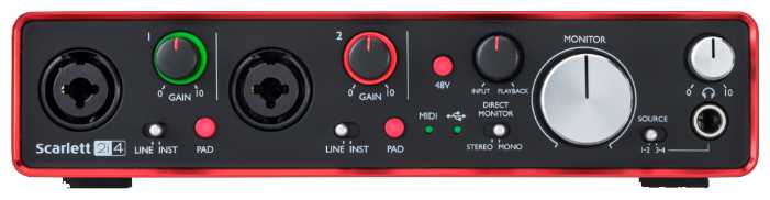 Focusrite Scarlett 2i4 2nd Gen