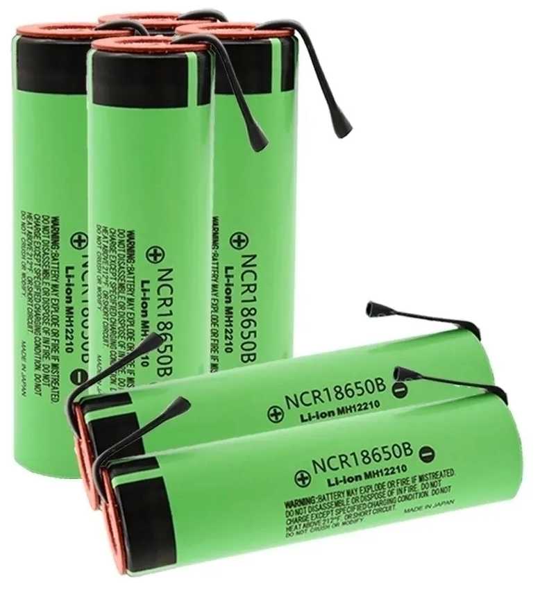 LiitoKala 3400 mAh с выводами (w/tabs) 8 штук