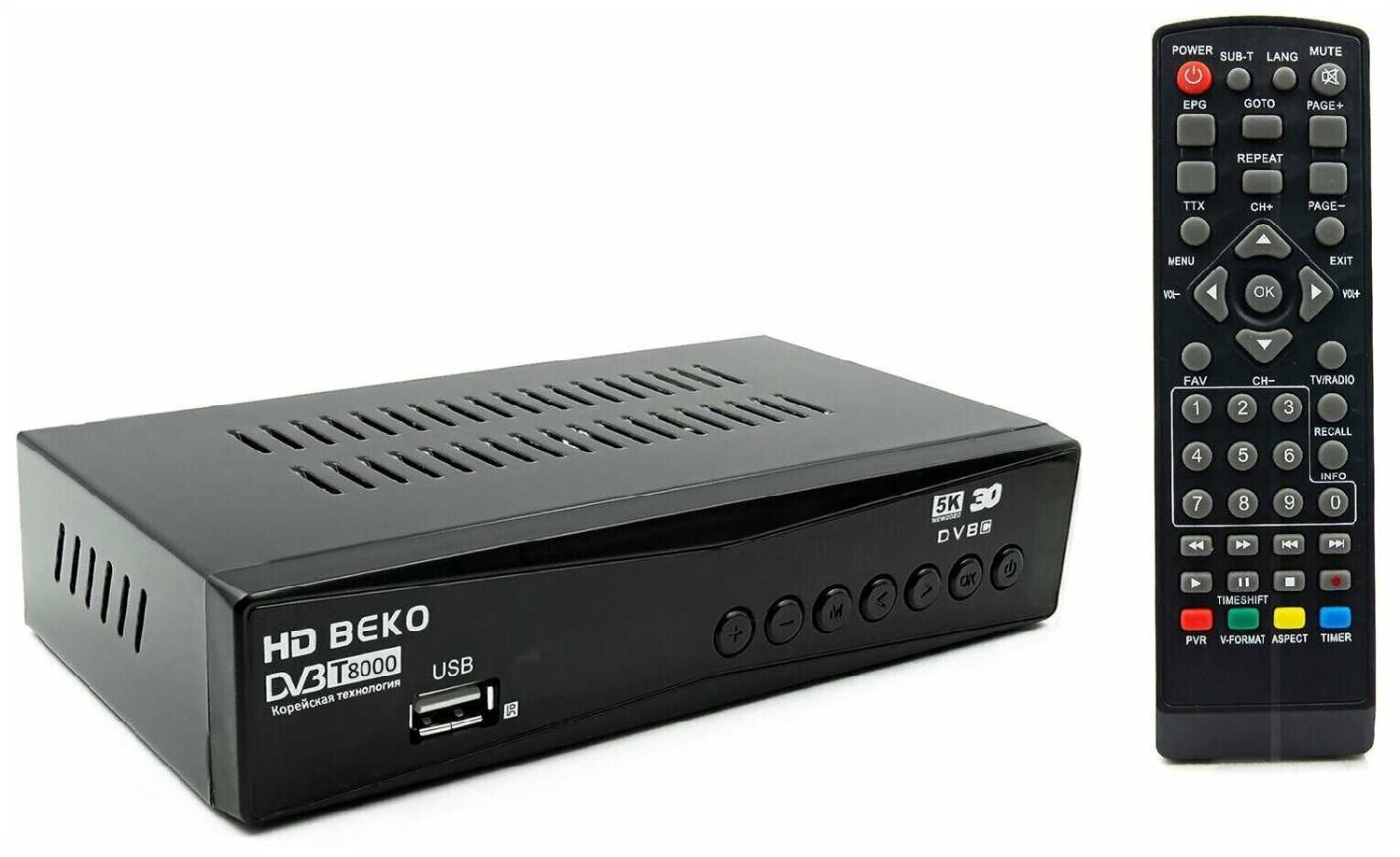 FeelFam Приставка ТВ цифровая DVB-T2 с поддержкой wi-fi