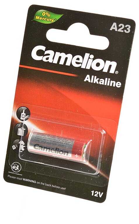 Camelion A23-BP1 LR23A (0% Hg) BL1, 1шт