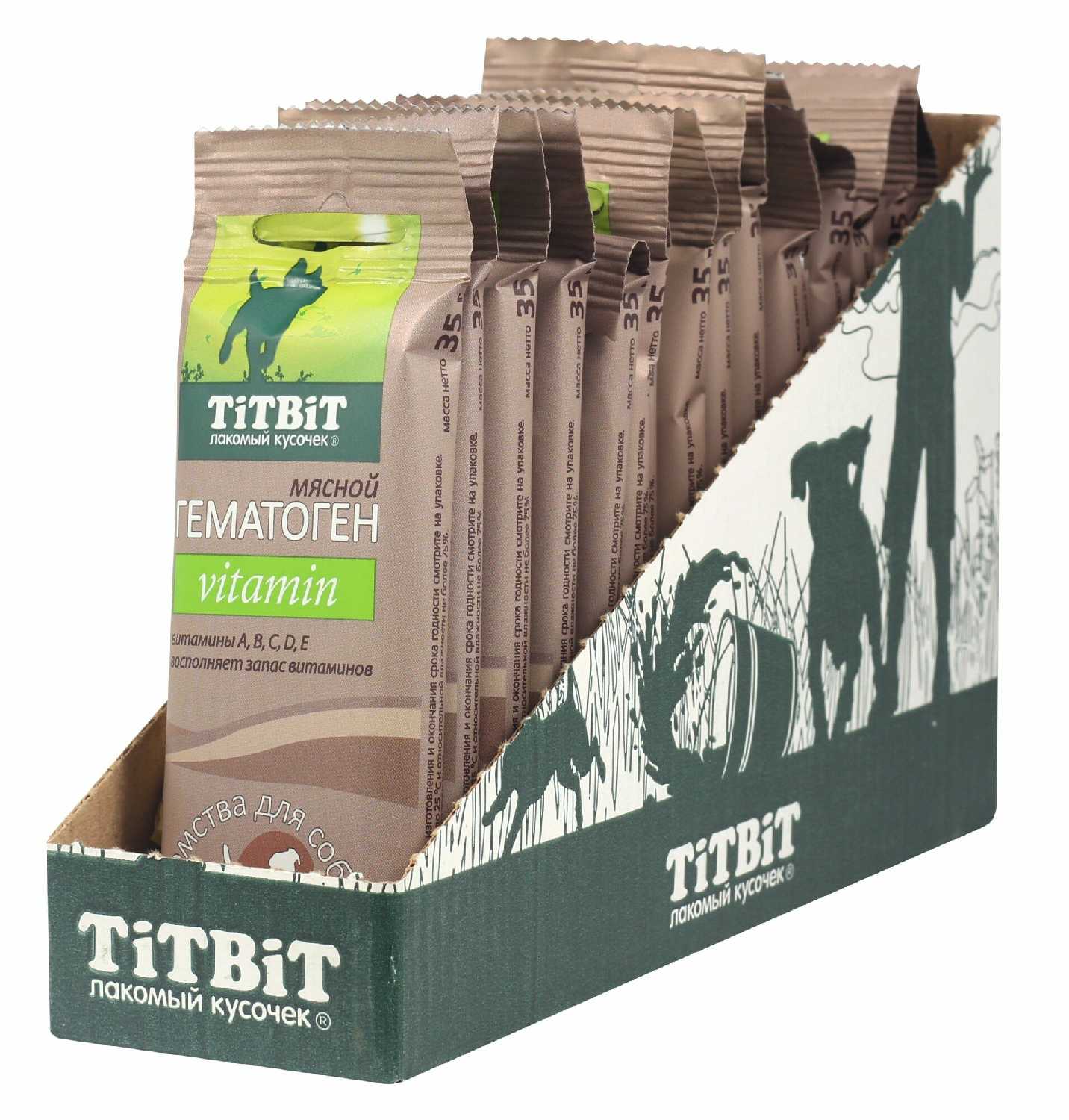 Titbit Гематоген мясной vitamin