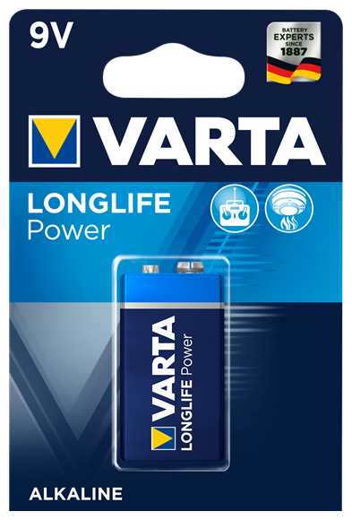 VARTA LONGLIFE Power 9V Крона