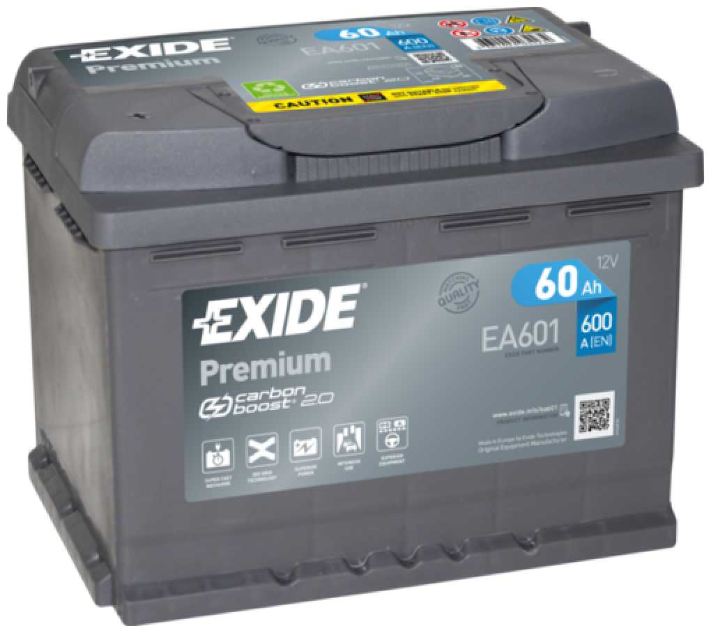 Exide Premium EA601 (60 Ач 600А)