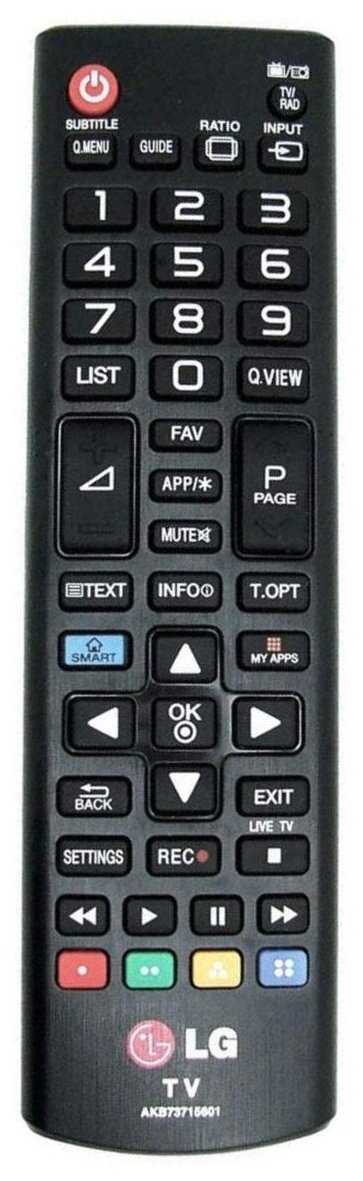 LG AKB73715601 с кнопкой SMART