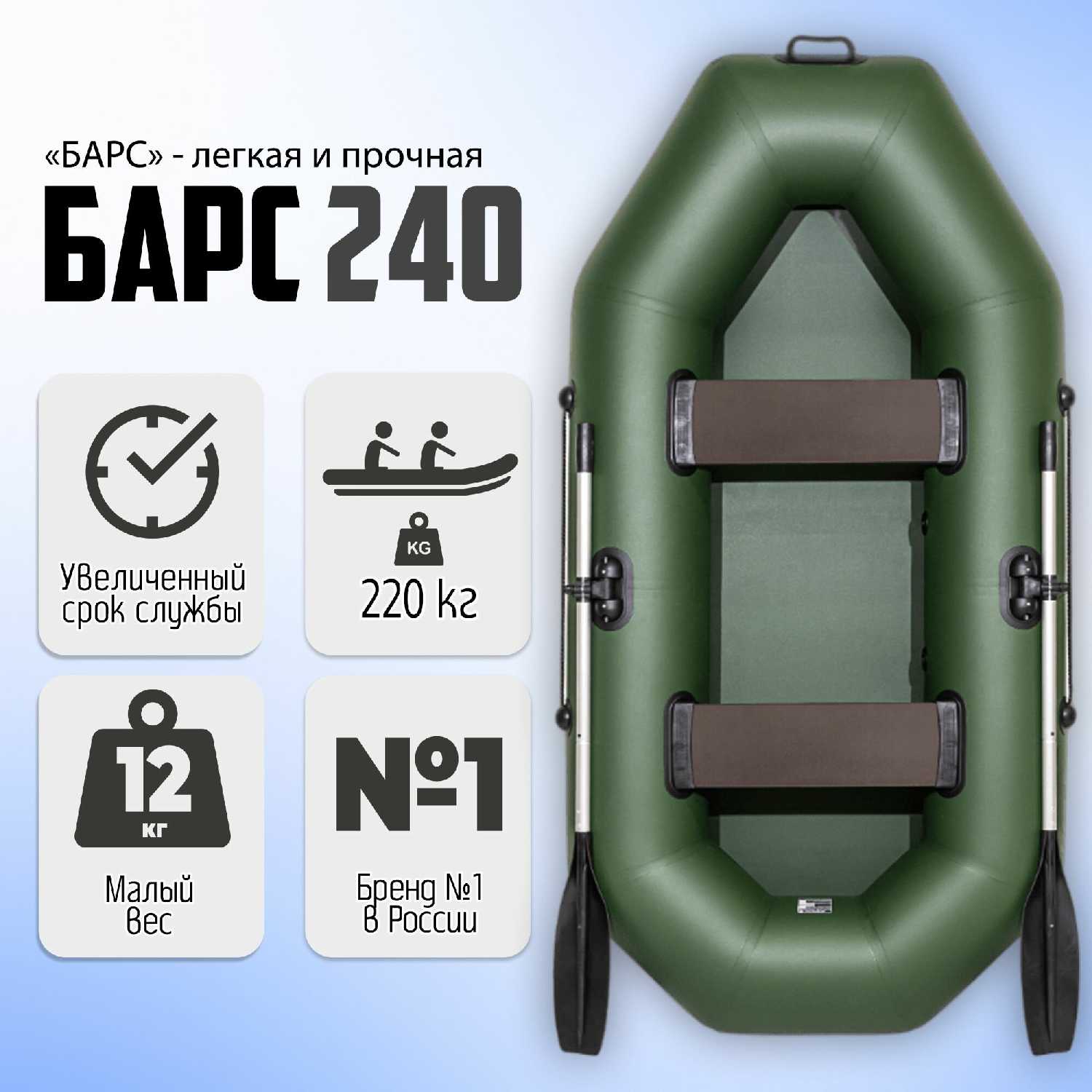 Барс Надувная лодка -240