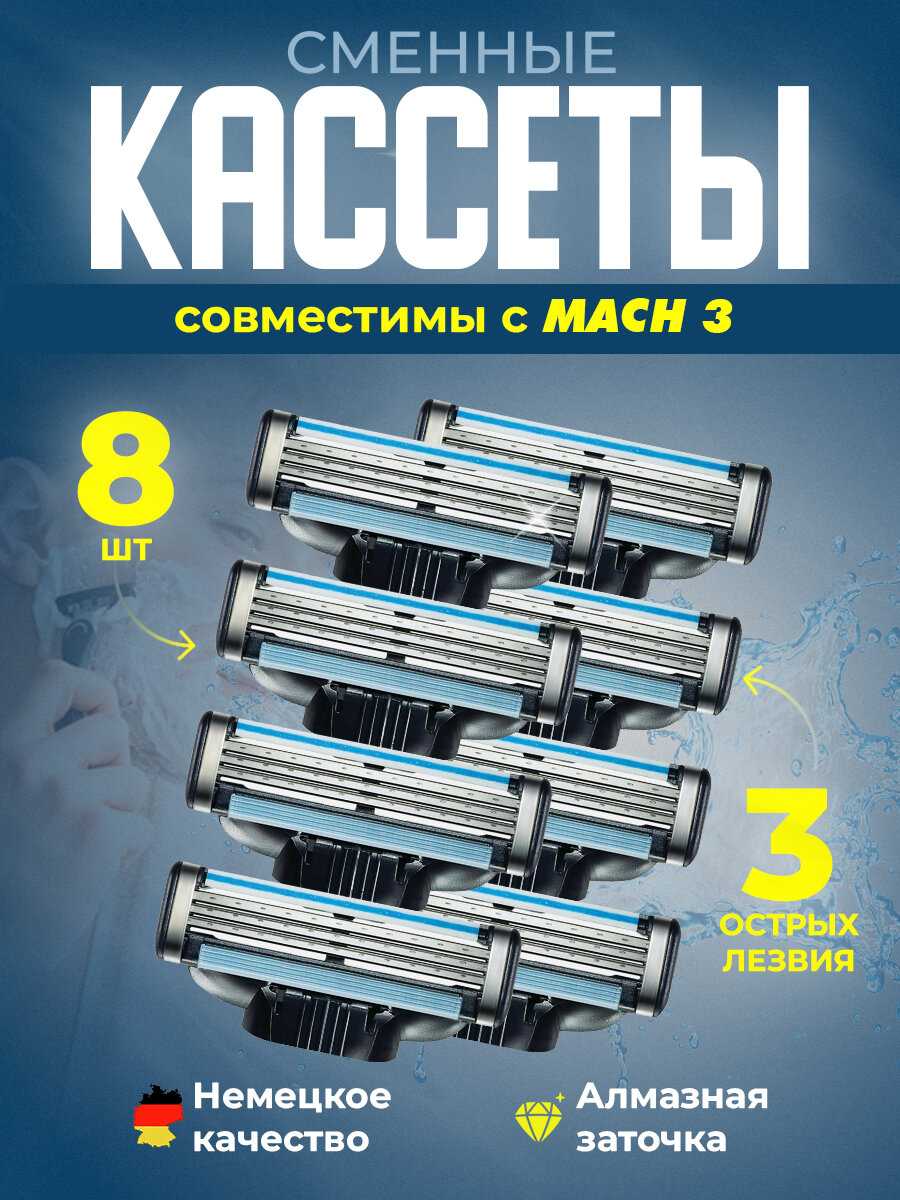 Blade Сменные кассеты для бритв (Mach 3)