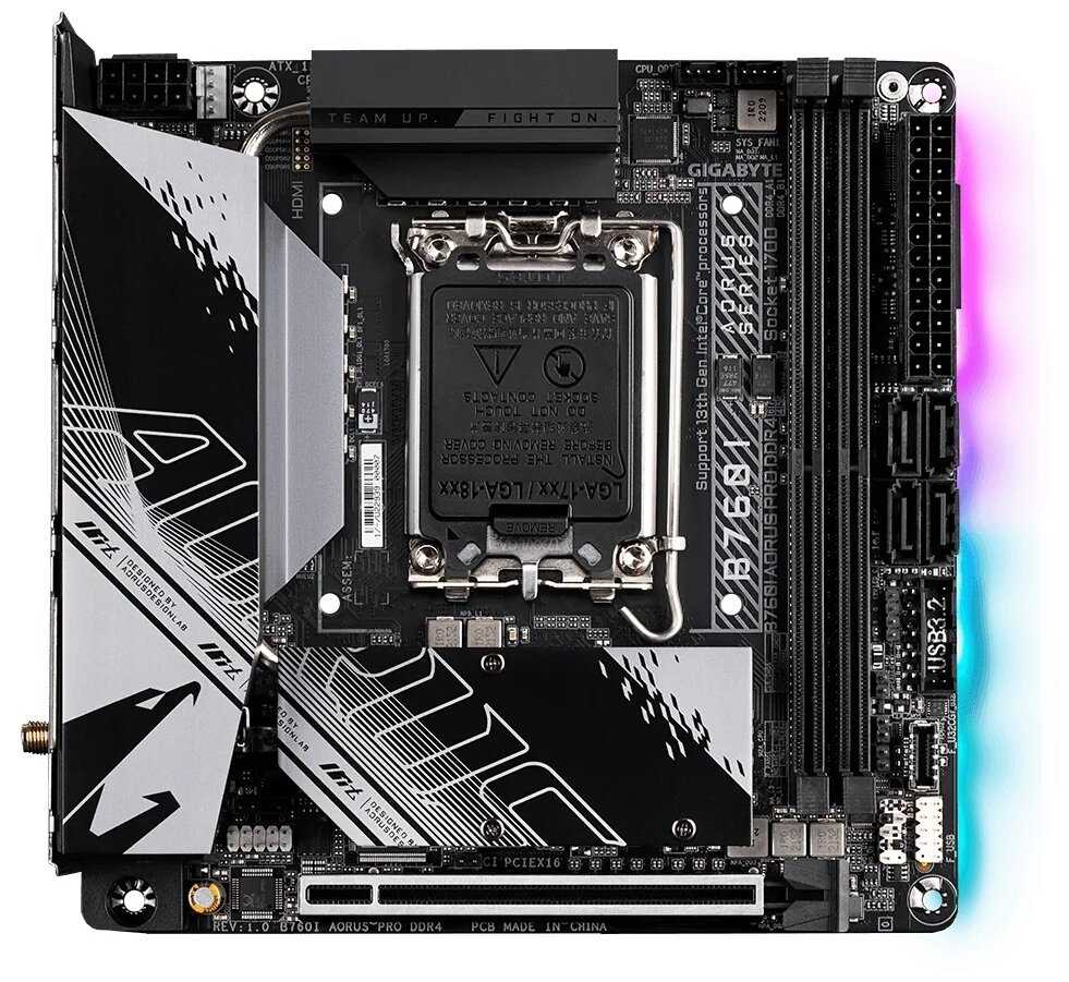 GIGABYTE B760I AORUS PRO DDR4 (rev. 1.0)