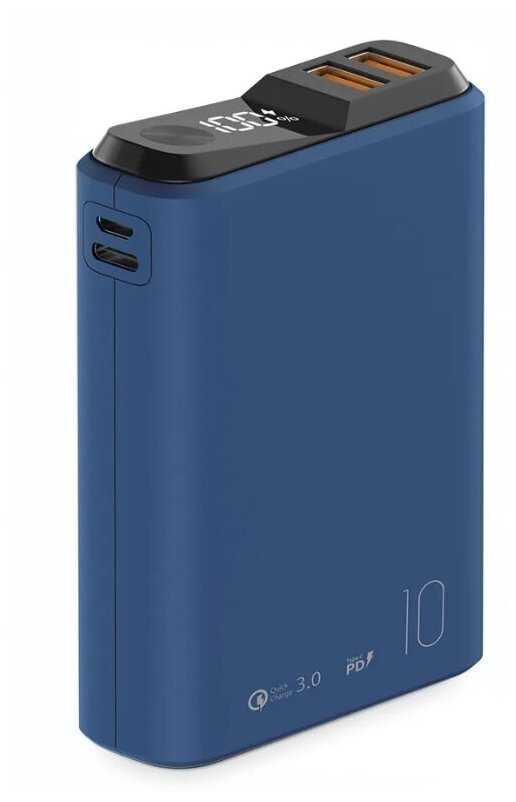 OLMIO QS-10 20W 10000 mAh темно-синий