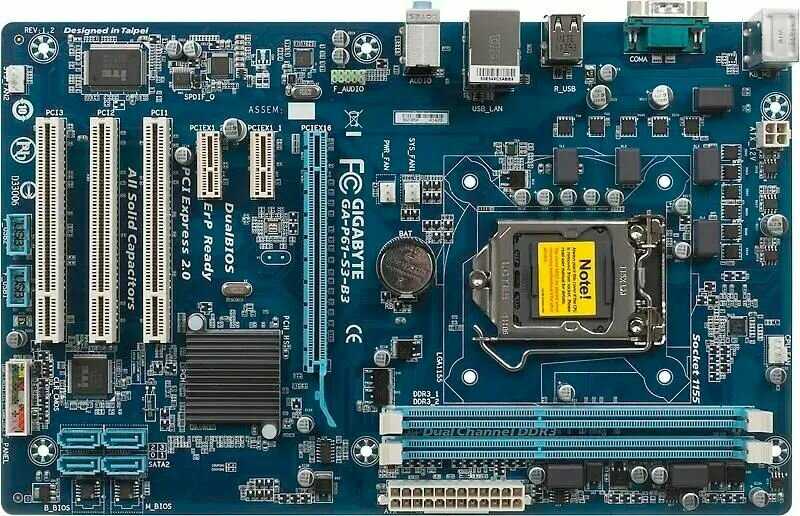 GIGABYTE GA-P61-S3 (socket1155)