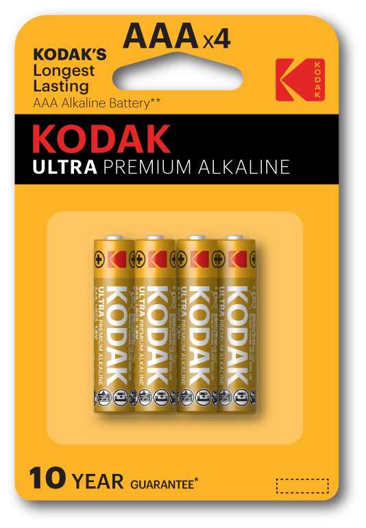 Kodak Ultra Premium Alkaline AAA (LR03)