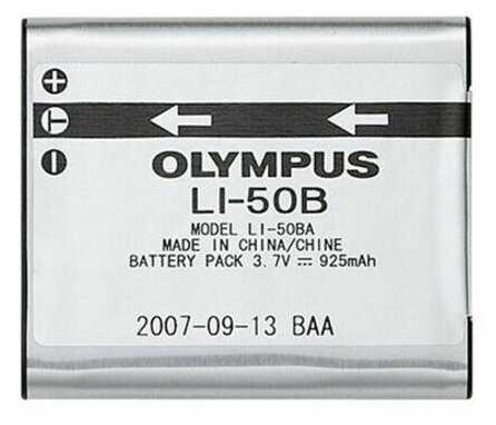 Olympus LI-50B Литий-ионная (Li-Ion) 925 mAh N3605992