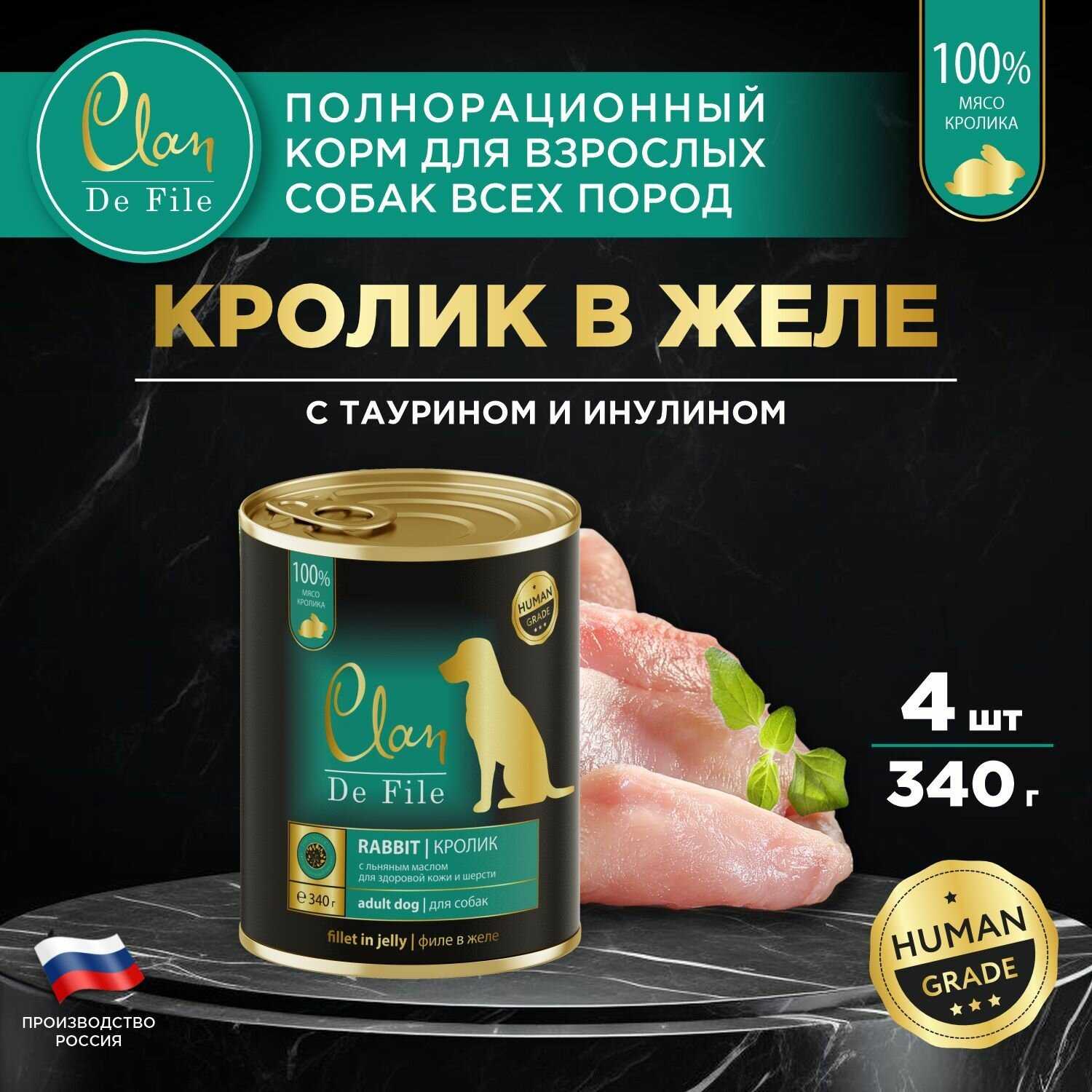 CLAN Утка, филе в желе (340г)