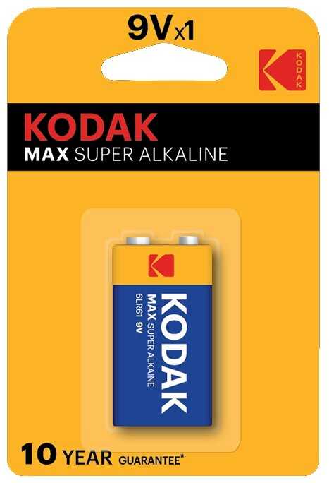Kodak Max Super Alkaline Крона