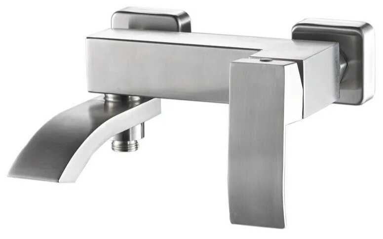 HAIBA HB60815 с коротким изливом , нержавеющая сталь, матовый