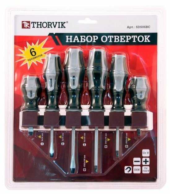 Thorvik SDS06BC, 6 предм.