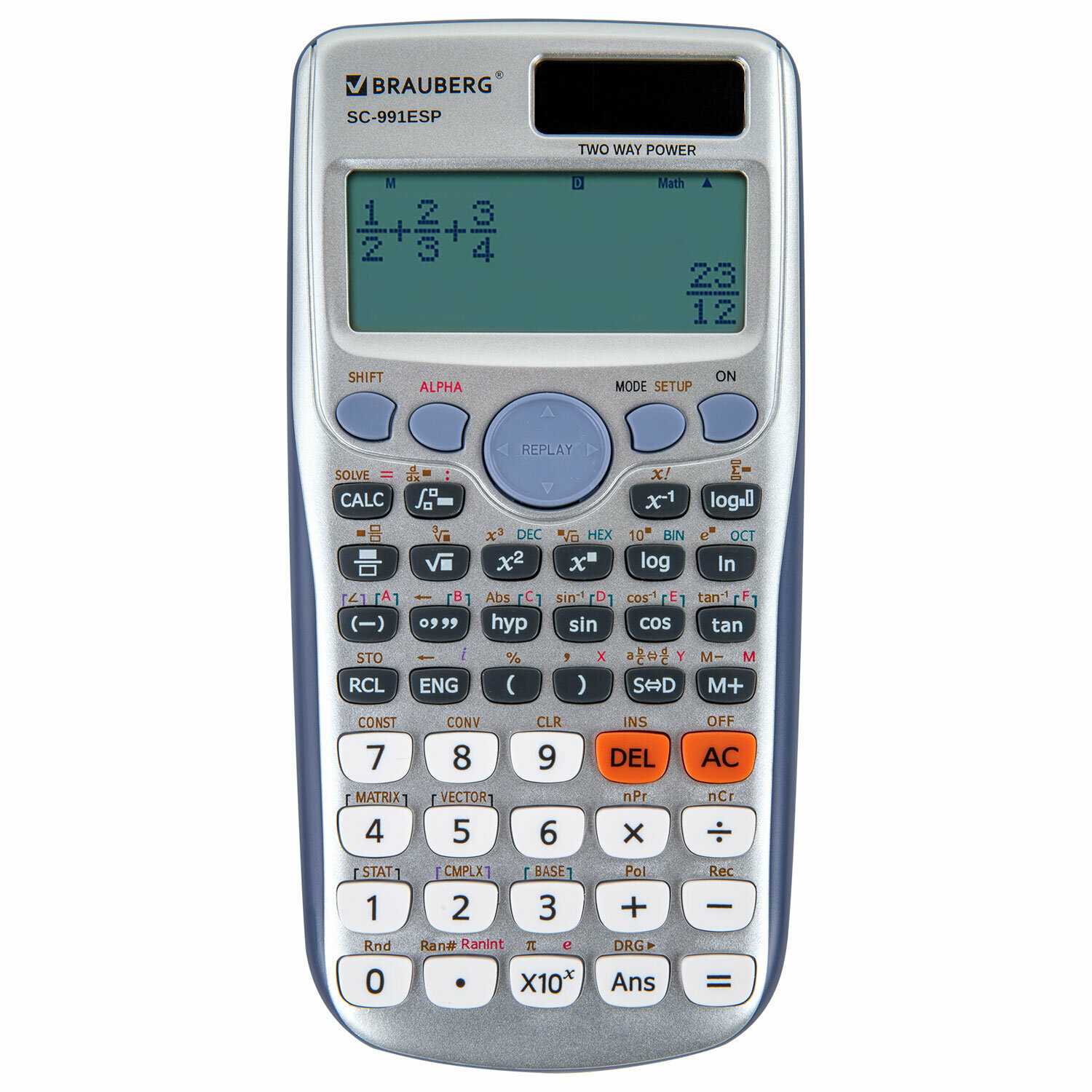 BRAUBERG Калькулятор инженерный  SC-991ESP (271725)