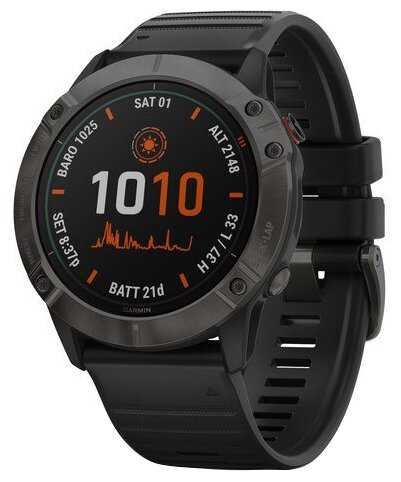Garmin Fenix 6X Pro Solar титановый DLC