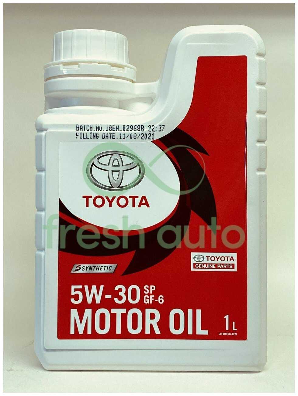 TOYOTA 5w-30 SP GF-6