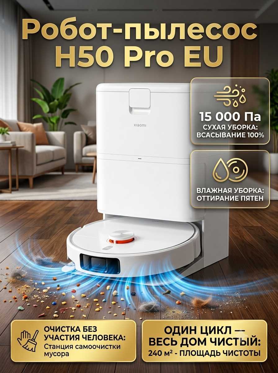 Xiaomi Robot Vacuum H50 Pro