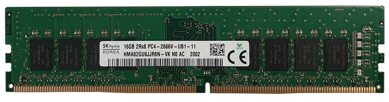Hynix 16 ГБ DDR4 2666 МГц DIMM CL19 HMA82GU6JJR8N-VK
