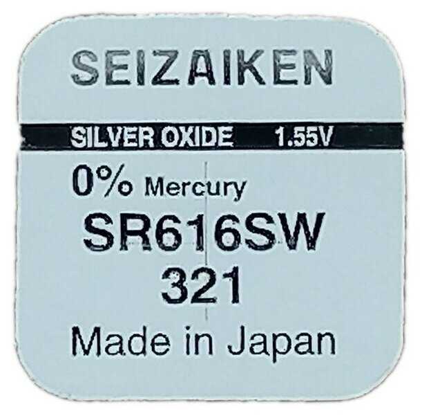 SEIZAIKEN 321 (SR616SW) Silver Oxide 1.55V (1 шт)