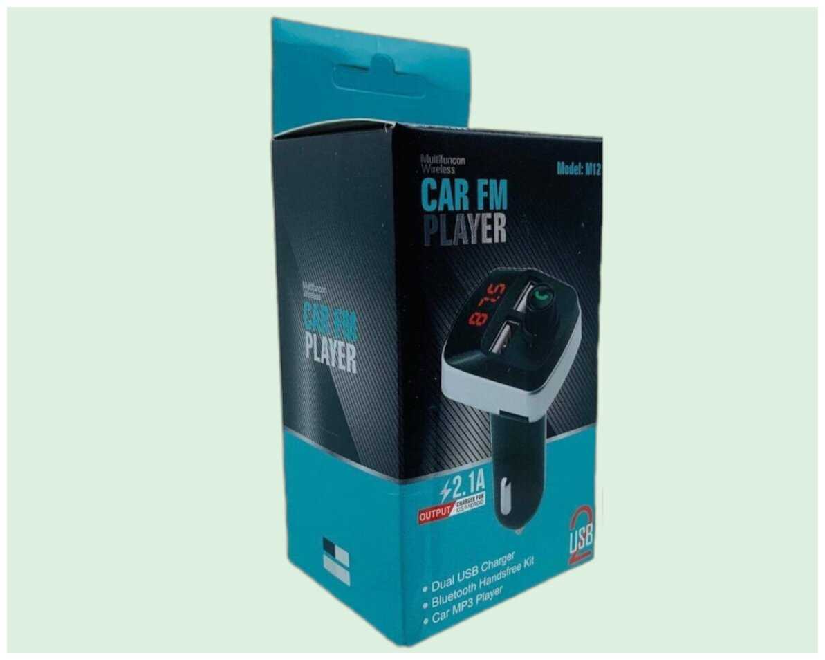 Авто FM-трансмиттер WIRELESS TRANSMITTER Bluetooth / ФМ Модулятор 3.1А / Черный фотография 1