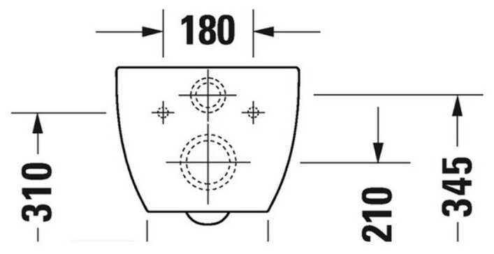 Чаша унитаза подвесная DURAVIT Architec (45720900A1) фотография 13