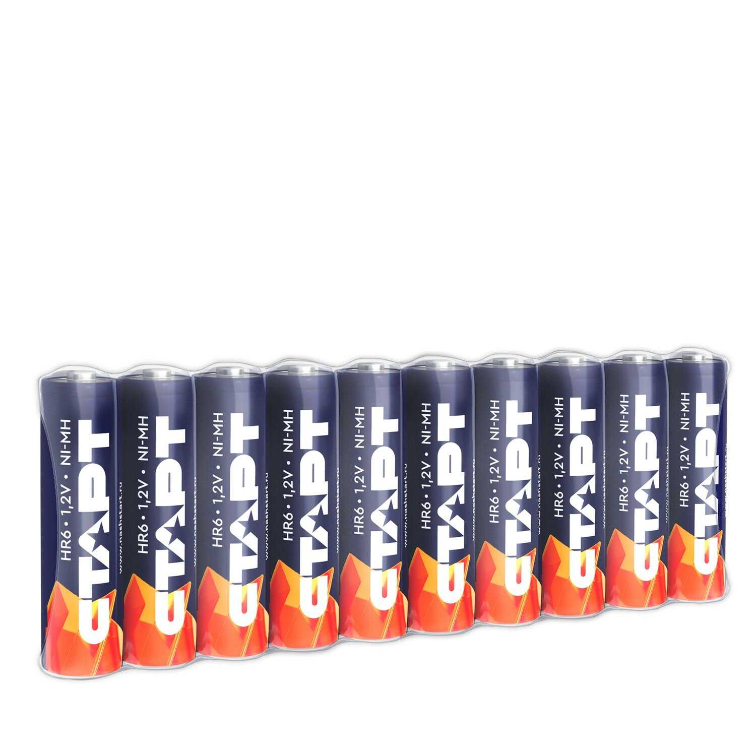 Аккумуляторные батарейки Старт HR6 AA 2700mAh Ni-MH (BL2) фотография 24