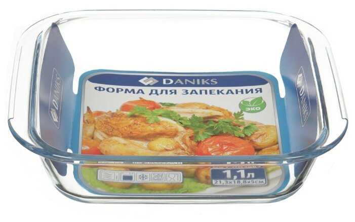 Форма универсальная Daniks OCT-NR4903, 1.1 л, 21.3х18.8 см