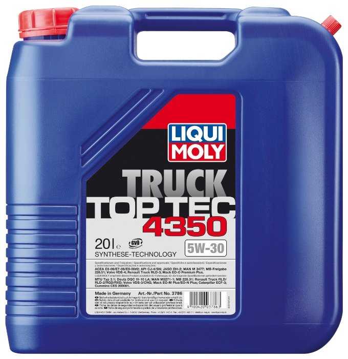 HC-синтетическое моторное масло LIQUI MOLY Top Tec Truck 4350 5W-30
