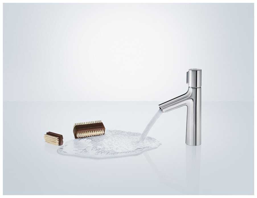 Смеситель для раковины (умывальника) hansgrohe Talis Select S 72043000, нажимной фотография 2