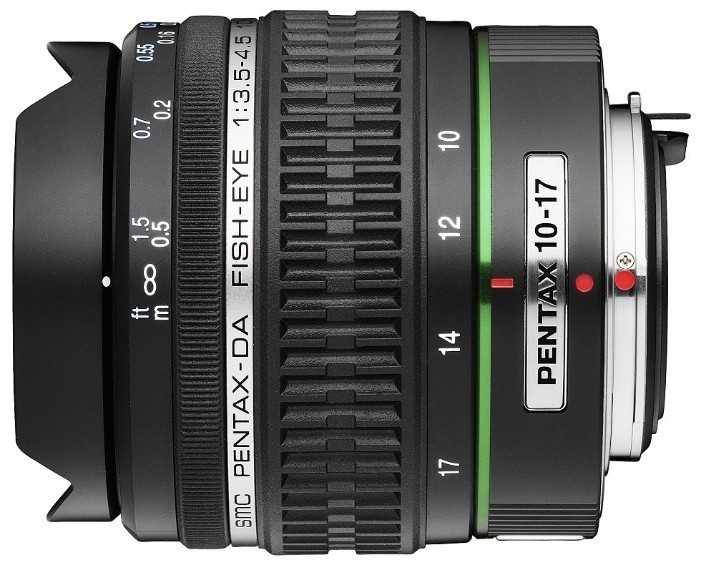 Объектив Pentax SMC DA 10-17mm f/3.5-4.5 ED (IF) Fish Eye